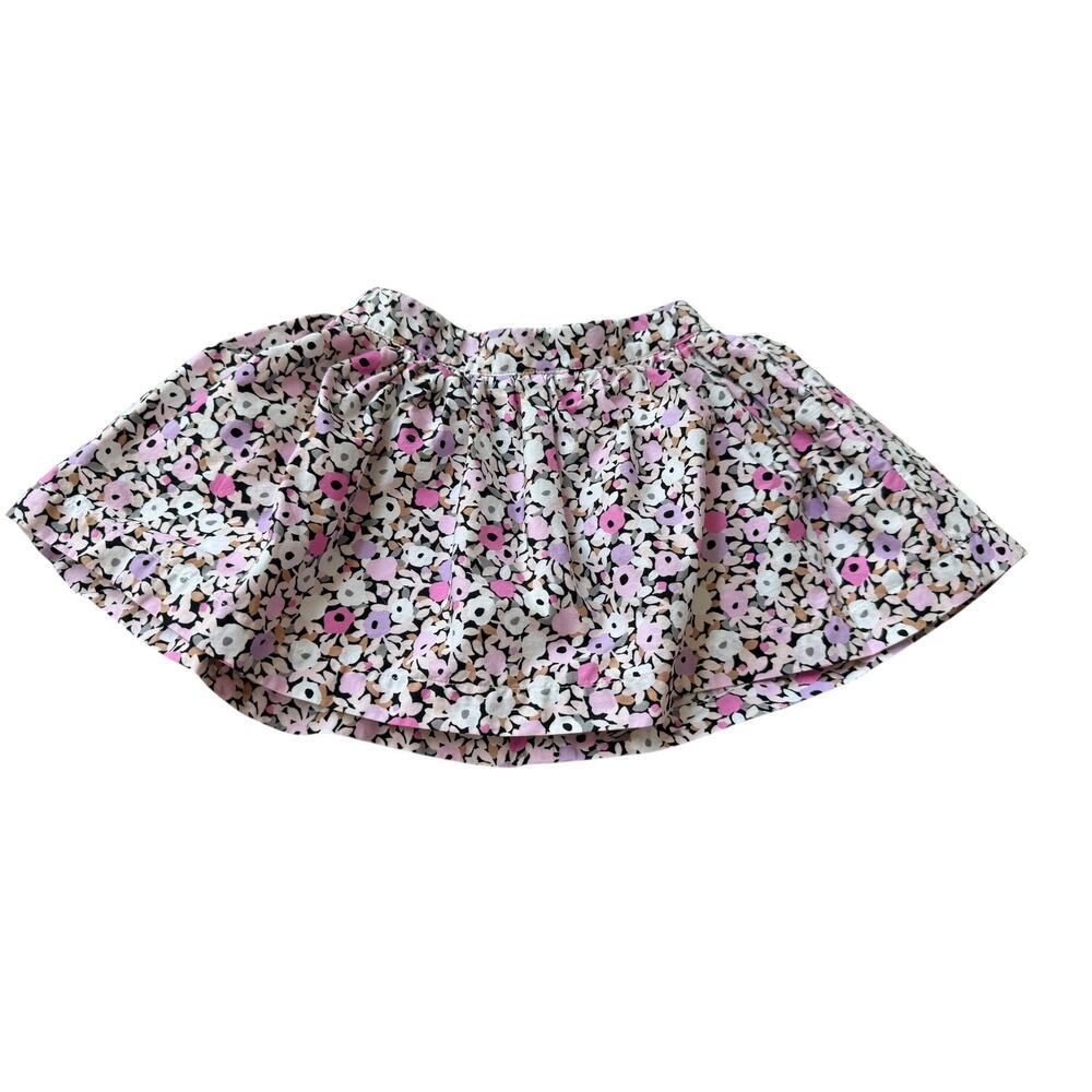 Kate Spade Girl's Pink Purple Flowers Floral Skirt Size 24 M